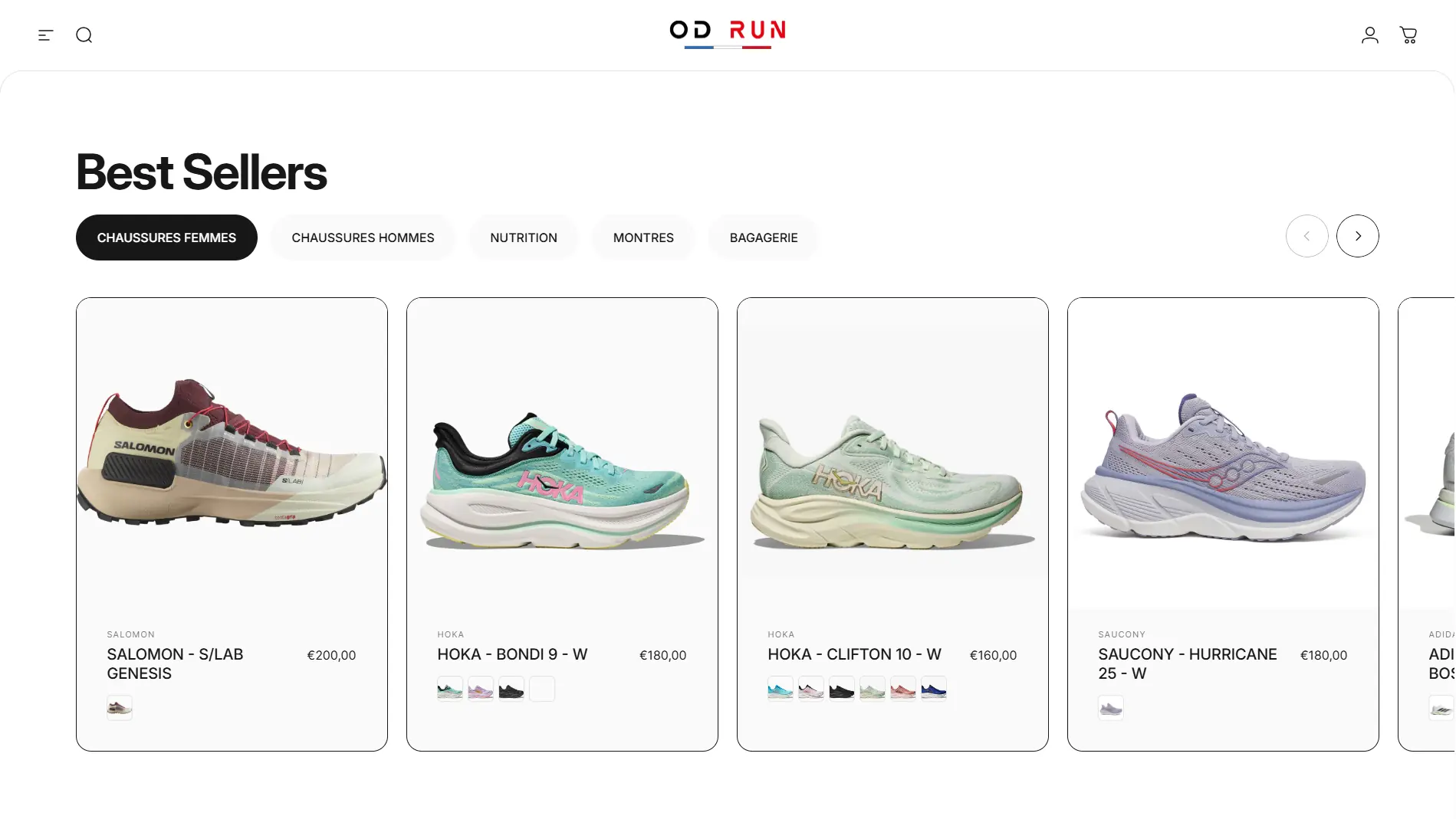 Capture d ecran d une boutique Shopify realisee par Adrien Cardot