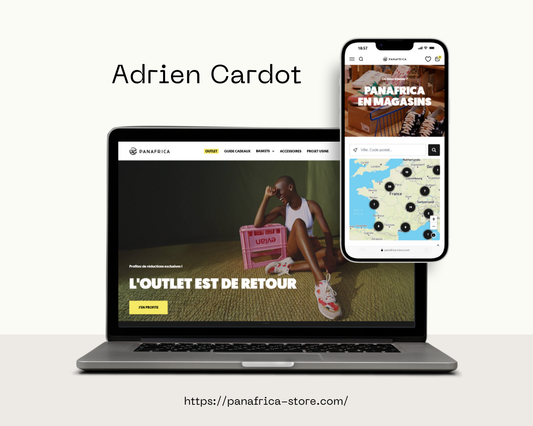 Projet Shopify Panafrica par Adrien Cardot - refonte identite et performance